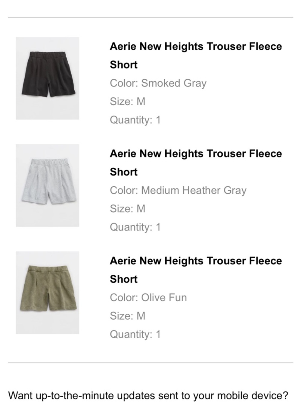 aerie Olive High-Waist Elastic Pullover Shorts - Picture 4 of 4